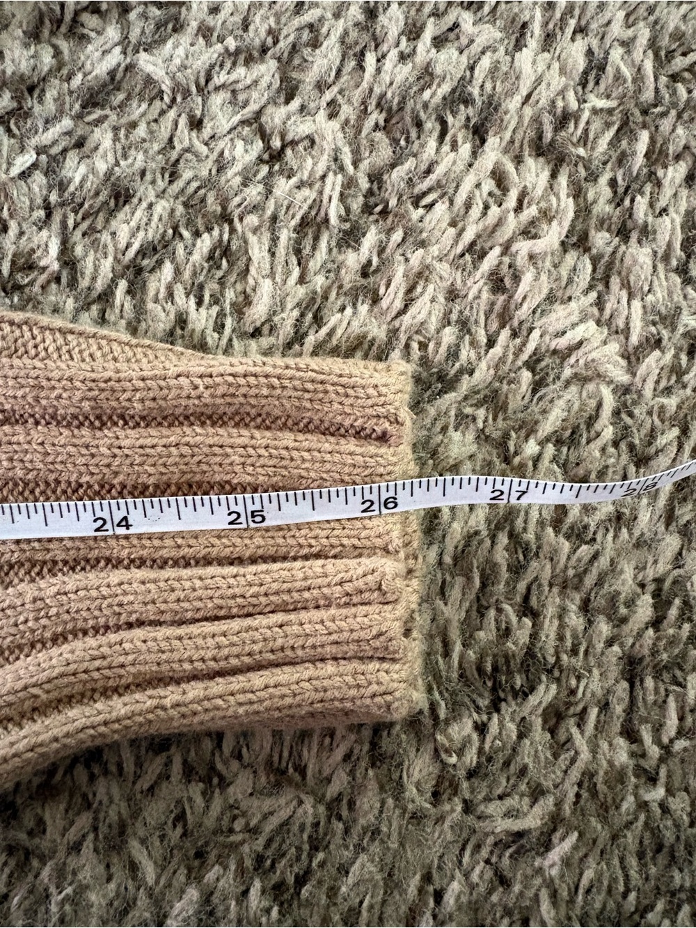 Ralph Lauren Layered Brown/Tan Crewneck Cotton Sweater - Picture 6 of 6